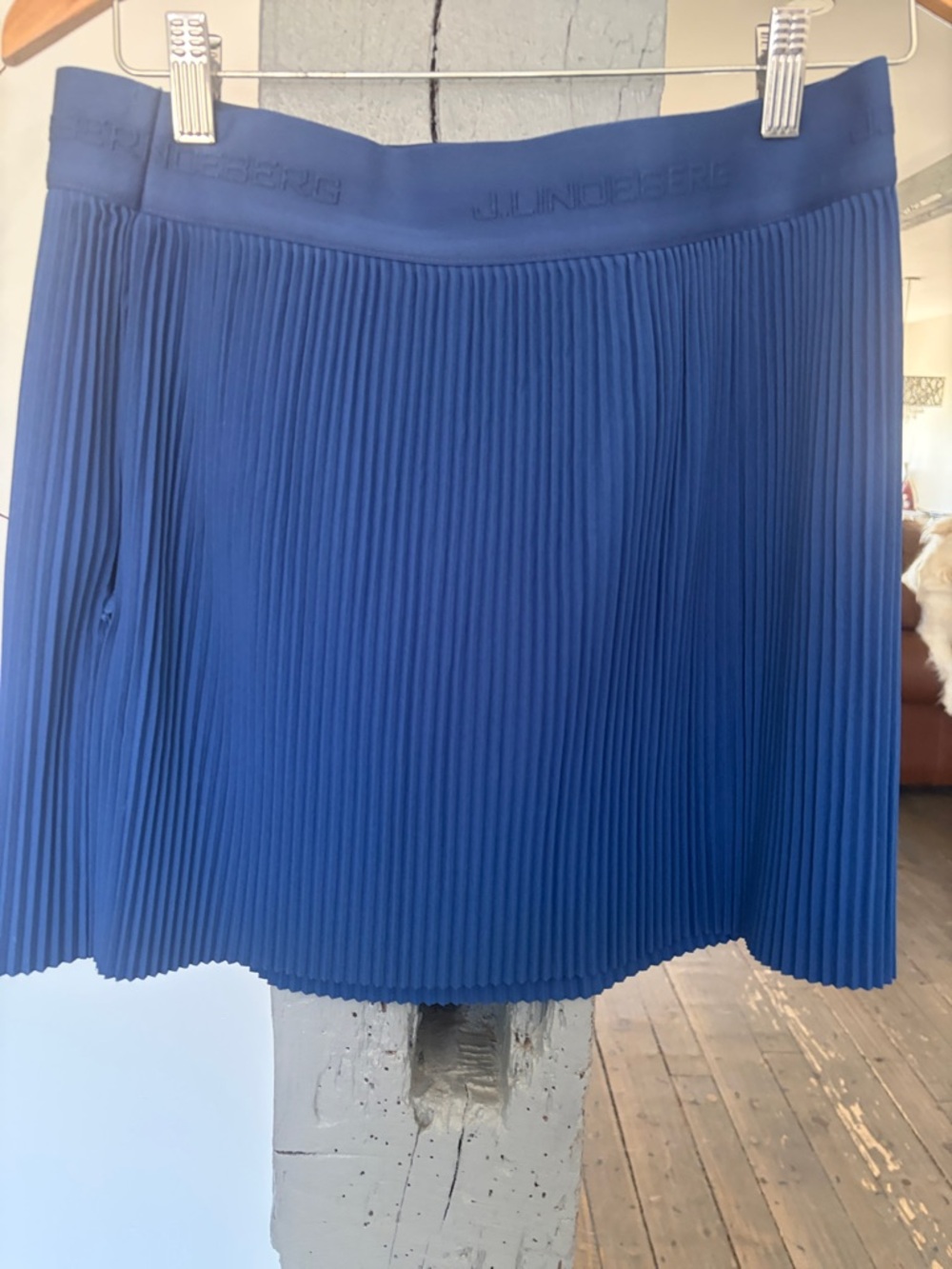 J.Lindeberg Royal Blue Pleated Skirt